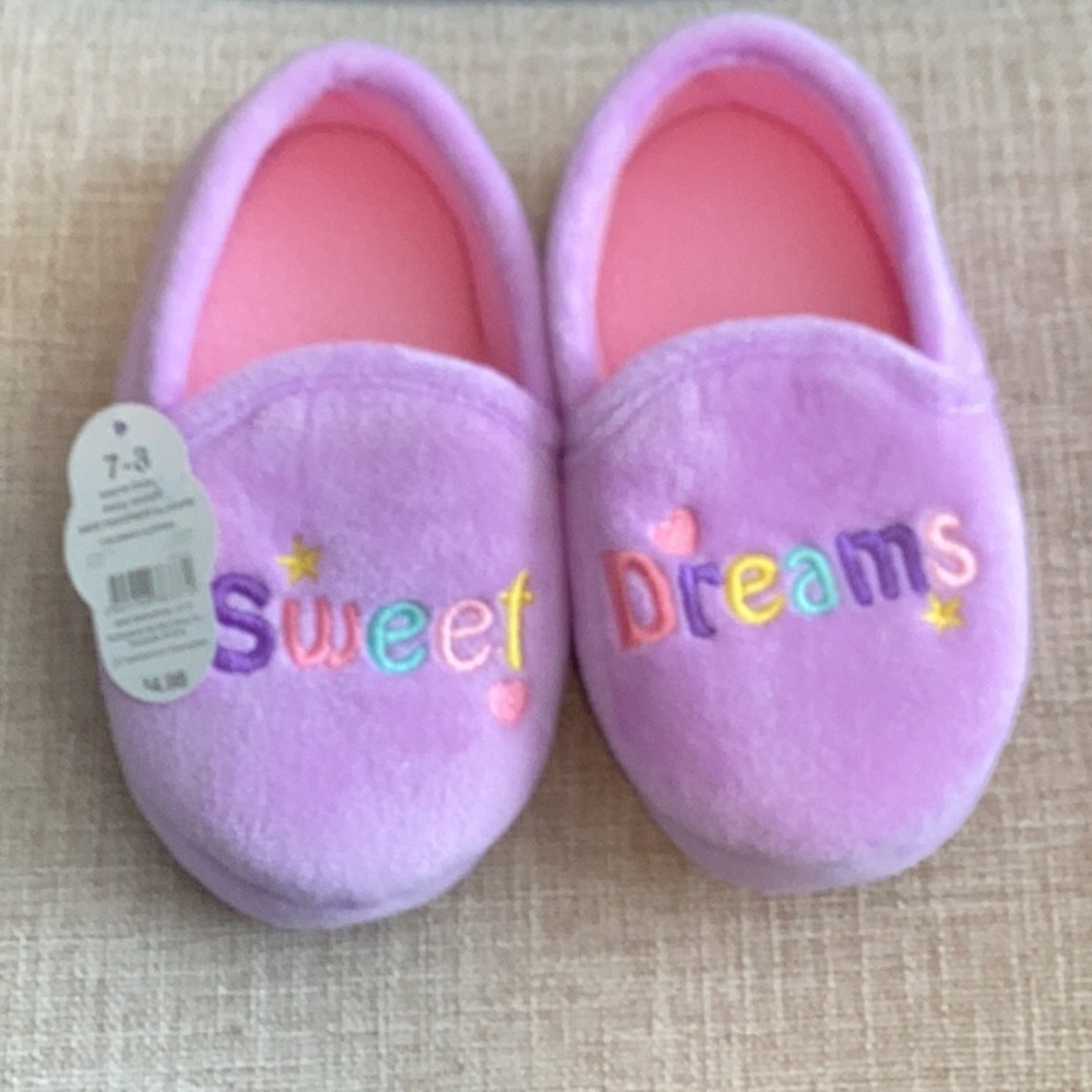 Sweet Dreams Purple Slippers